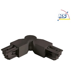 Brumberg Flexibler Eckverbinder für 3-Phasen-Stromschienen, Schutzleiter innen, Schwarz BRUM-88134080