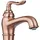 PaulGurkes Waschtischarmatur Nostalgie Rote Bronze Wasserhahn Retro Mischbattarie