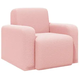 vidaXL Sessel Rosa Bouclé 1 x 1 x 1 cm Rosa