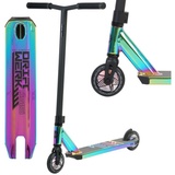 DRIFTWERK DAS ORIGINAL Driftwerk Stunt Scooter Freestyle Tretroller Kinderroller DS1.5 Neochrome Rainbow