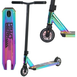 DRIFTWERK DAS ORIGINAL Driftwerk Stunt Scooter Freestyle Tretroller Kinderroller DS1.5 Neochrome Rainbow