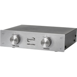 Dynavox AMP-S Pro Verstärker/Boxen-Umschalter silber