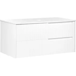 Bad-Wandschrank 100 x 52 cm Weiß QUINTELA