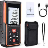Tacklife S5-60, 60 m Laser-Entfernungsmesser, Lasermessgerät, USB-Aufladung, ±2 mm Genauigkeit, elektronischer Winkelsensor, 99 Speicher, m/in/ft...