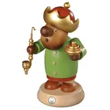 Kleinkunst aus dem Erzgebirge® Müller Räuchermann Müllerchen Balthasar 12 x 16 cm