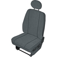 HP Autozubehör 22418 Sitzbezug Polyester Grau Fahrersitz, Beifahrersitz