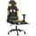 vidaXL Gaming-Stuhl Kunstleder Schwarz