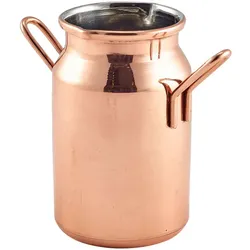 Mini-Milchkanne, Edelstahl kupferfarben - 140ml