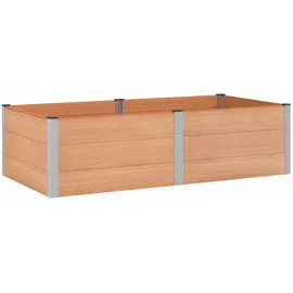 vidaXL Hochbeet 200 x 100 x 54 cm Braun