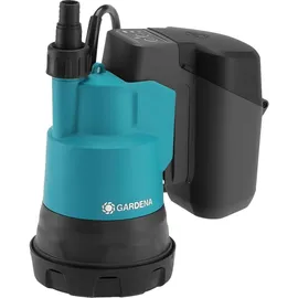Gardena Akku-Klarwasser-Tauchpumpe 2000/2 18V P4A ohne Akku: Flachsaugende Akku-Tauchpumpe, integrierter Filter, Trockenlaufsicherung, Fördermenge 2000 l/h (14600-55)