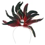 Boland 72339 - Diadem Voodoo Brigitte, Haarreif für Kostüme, Halloween und Karneval, Totenkopf