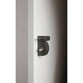 MÖBELPARTNER Spind Locked weiß 702029, 6 Schließfächer 90,8 x 40,7 x 185,2 cm