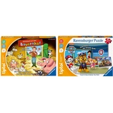 Ravensburger tiptoi Spiel 00125 Rätselspaß auf dem Bauernhof - Lernspiel ab 3 Jahren & tiptoi Puzzle 00135 Puzzle für kleine Entdecker: Paw Patrol, Kinderpuzzle für Kinder ab 4 Jahren