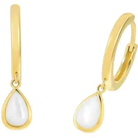 Amor Paar Creolen »Drop, 2035995«, goldfarben