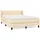 vidaXL Boxspringbett 140 x 200 cm Creme