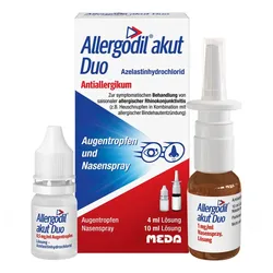 Allergodil akut Duo: Allergie Nasenspray + Augentropfen