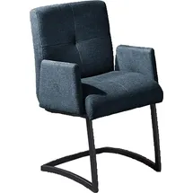 exxpo - sofa fashion Freischwinger Affogato Kunstleder blau