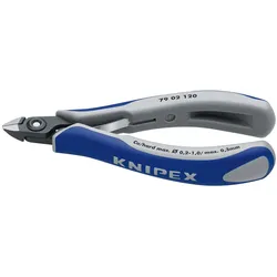Präzisions-Elektronik-Seitenschneider Knipex -  weicher Draht: 0,2- 1,0 ; mittelharter Draht: max. 0,55 ; harter Draht: max. 0,3 / 120