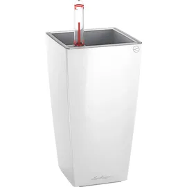 LECHUZA Maxi-Cubi Komplettset 14 x 14 x 26 cm weiß hochglanz