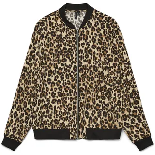 Vero Moda Damen Vmcoco L/S Bomber Ga AOP Blazer, Tigers Eye, x_s