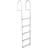 Vevor Dockleiter Silber 5 Stufen