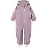 NAME IT Alfa08 Softshell Foil 1fo Overall - Elderberry / Butterfly - 18 Monate