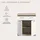 WELLTIME SIENA Unterschrank 74 x 88 x 31 cm Weiß/Braun