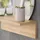 Vicco Badezimmerspiegel Elyra, Goldkraft Eiche, 40 x 47.5 cm mit Ablage, Vicco