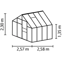 Vitavia Merkur 6700 Alu ESG 3 mm 6,7 m2