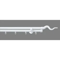Good Life Kombi-Vorhangstange »Sepa«, 2 läufig-läufig, Fixmaß Good Life weiß L: 480 cm   Ø 20 mm