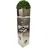 Garden Pleasure Pflanzsäule Sonne 28 x 28 x 102 cm silber