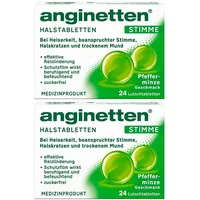 Anginetten Stimme Lutschtabletten 2x 2x24 St