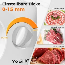 yashe Faltbarer Allesschneider 180W Weiß