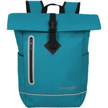 Travelite Rucksack wasserfest, Fahrradrucksack, Freizeitrucksack mit Rolltop Verschluss & Reflektoren, BASICS, 48 cm, 19 Liter