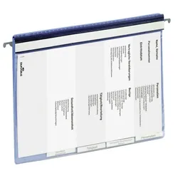 DURABLE Personalhefter DIN A4 blau 5fach Unterteilung SB Beutel Blue personnel folder