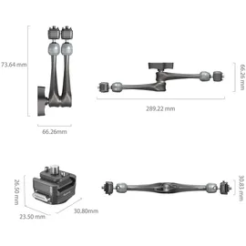 SmallRig 4489 HawkLock H21 QR 11"Rosette Magic Arm