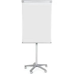 Bi-Office klassisches mobiles magnetisches Flipchart, grau, 70 x 100 cm