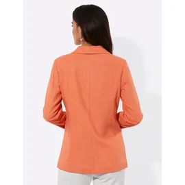CREATION L Leinen-Mix-Blazer in papaya | Gr.: 40