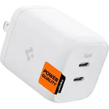 SPIGEN Ładowarka sieciowa PE2106EU PD65W USB-C PowerArc Network Biała/White ACH03720 (65 W), USB Ladegerät, Weiss