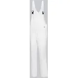 BP 1675-558-21-XLn Unisex Latzhose, mit Gummizug in der Taille, 245,00 g/m2 Stoffmischung, weiß, XLn