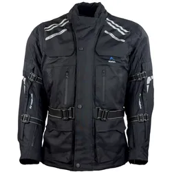 Motorradjacke ROLEFF "Kodra RO" Gr. XXL, schwarz (schwarz, ro 774), Jacken, XXL, Obermaterial: 100% Polyester. Innenfutter: 100% Polyester, Mit Sicherheitsstreifen