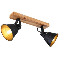 Günther Strahler Holz Braun, 2X E27
