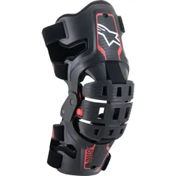 Alpinestars Bionic 5S, Knie-Orthesen Level-1 Jugend - Schwarz/Rot - Einheitsgröße