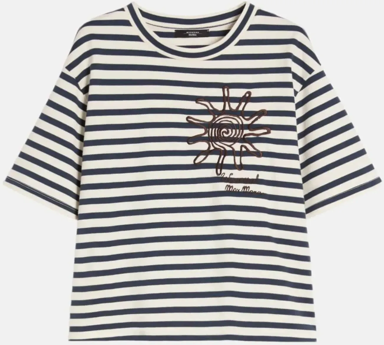 Boxy fit T-shirt SABATO Blau XL