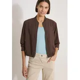 Cecil Blouson in Unifarbe Braun L