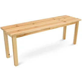 holz4home Gartenbank 118 x 0 x 0 cm Natur