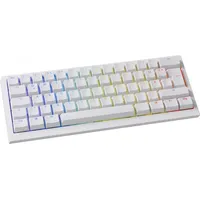 Ducky One X Mini (DE, Kabellos, Kabelgebunden), Tastatur, Weiss