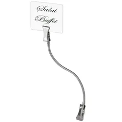 APS Schilderhalter/Kartenhalter/Tischkartenhalter -FLEXIBEL-Länge: 12 cm