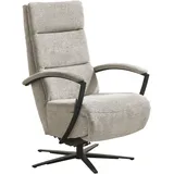 die planbar Relaxsessel mit Metallsternfuß Polyester 66 x 107 x 83 cm Beige