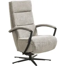 die planbar Relaxsessel mit Metallsternfuß Polyester 66 x 107 x 83 cm Beige